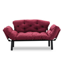 Atelier Del Sofa Nitta Sofá-Cama de 2 Plazas Burdeos